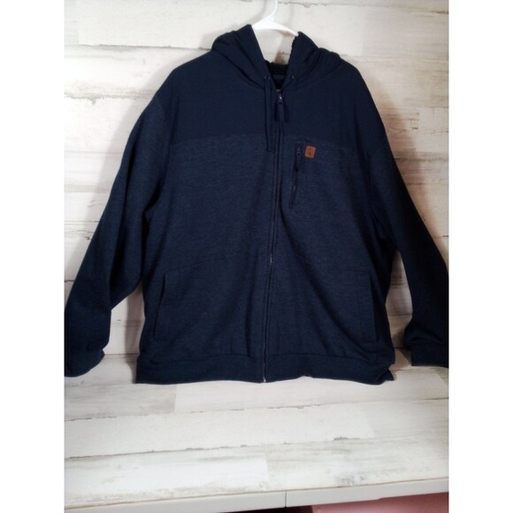 Men's Coleman Fleece Lined Blue Midweight Jacket‎ Size XXL - Picture 2 of 11